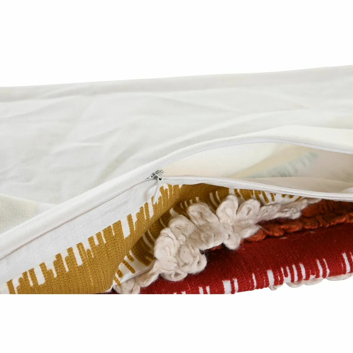 DKD Home Decor Housse Rayures Multicouleur
