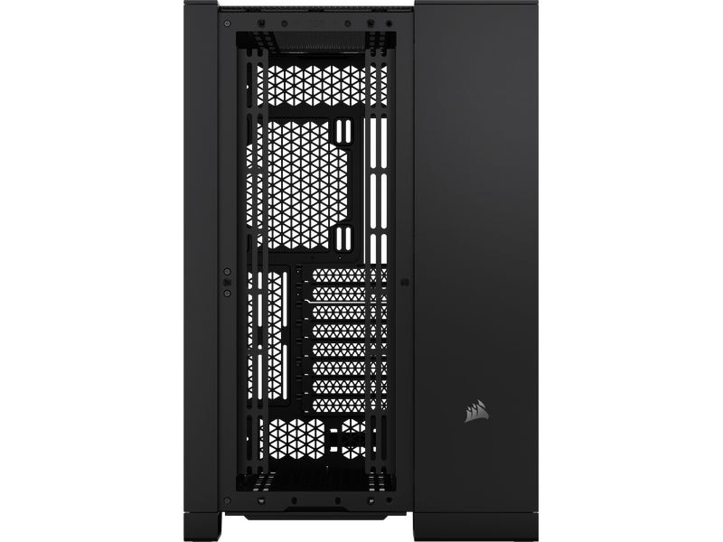 Corsair PC-Gehäuse 6500D Airflow Schwarz Mid-Tower PC-Case mit Zwei-Kammer-Design und herausragendem Luftstrom