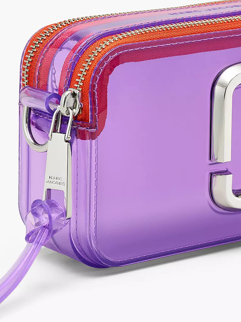 MARC JACOBS Ledertasche - Mini Bag THE SNAPSHOT  lila