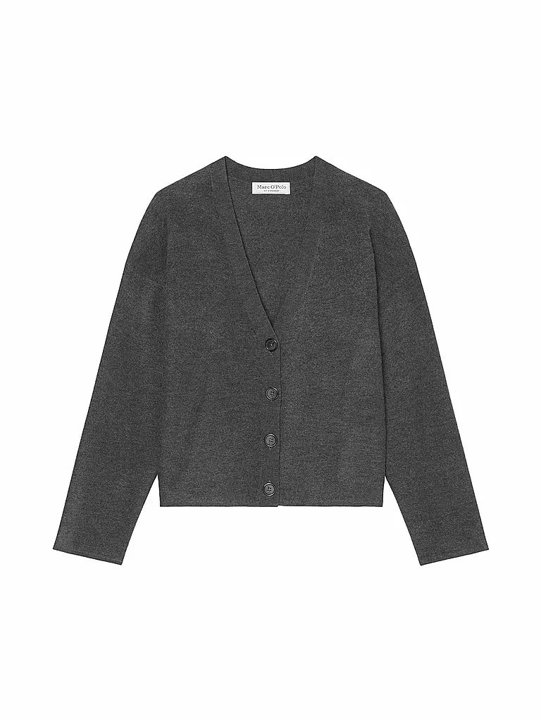 MARC O'POLO Strickjacke grau