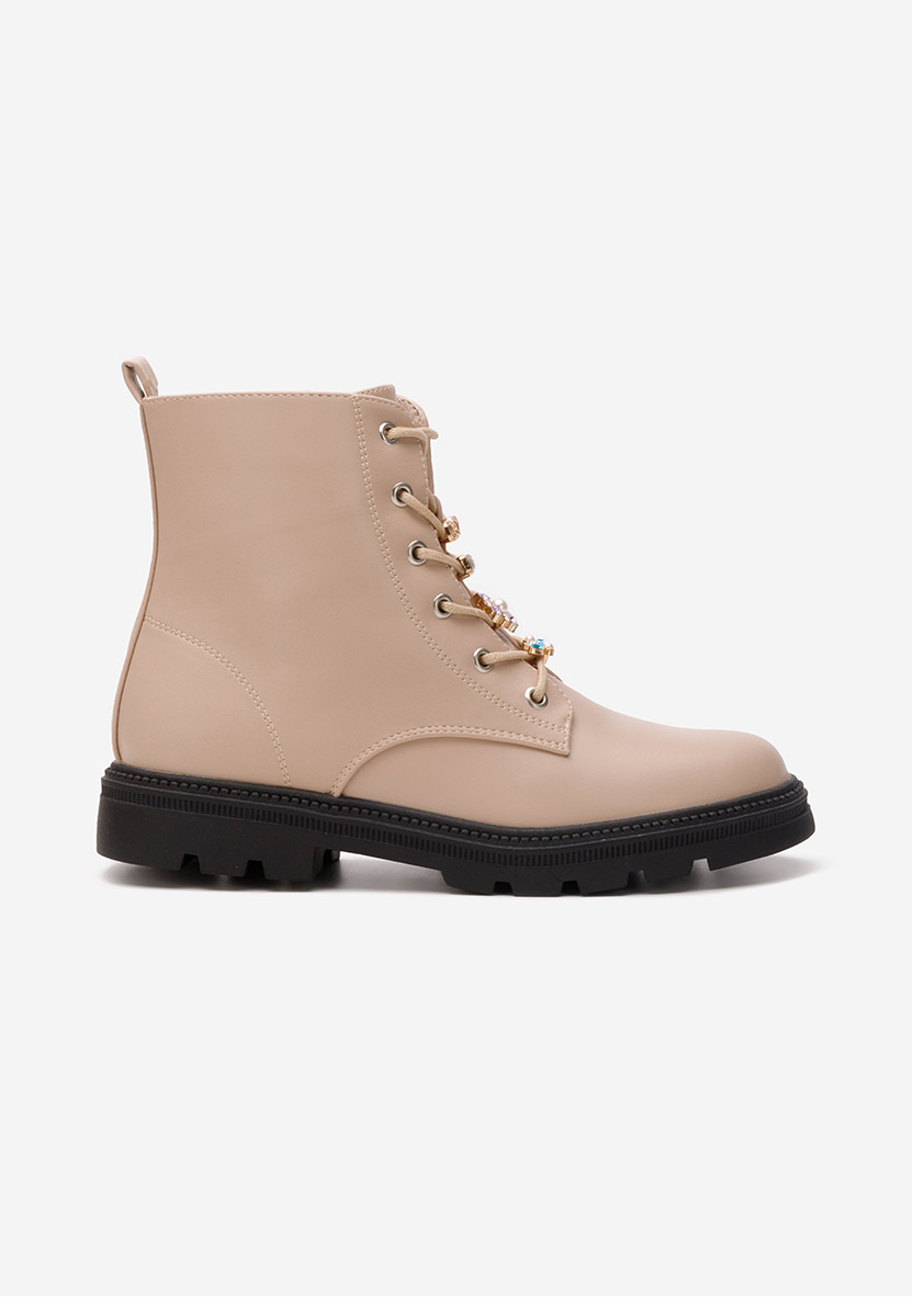 Bottines filles beige Plinky