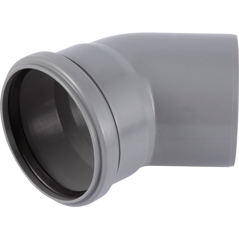 PP bocht 45° 110mm