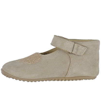 Pom Pom Hausschuhe - Anfänger Ballerina Heart - Light Camel