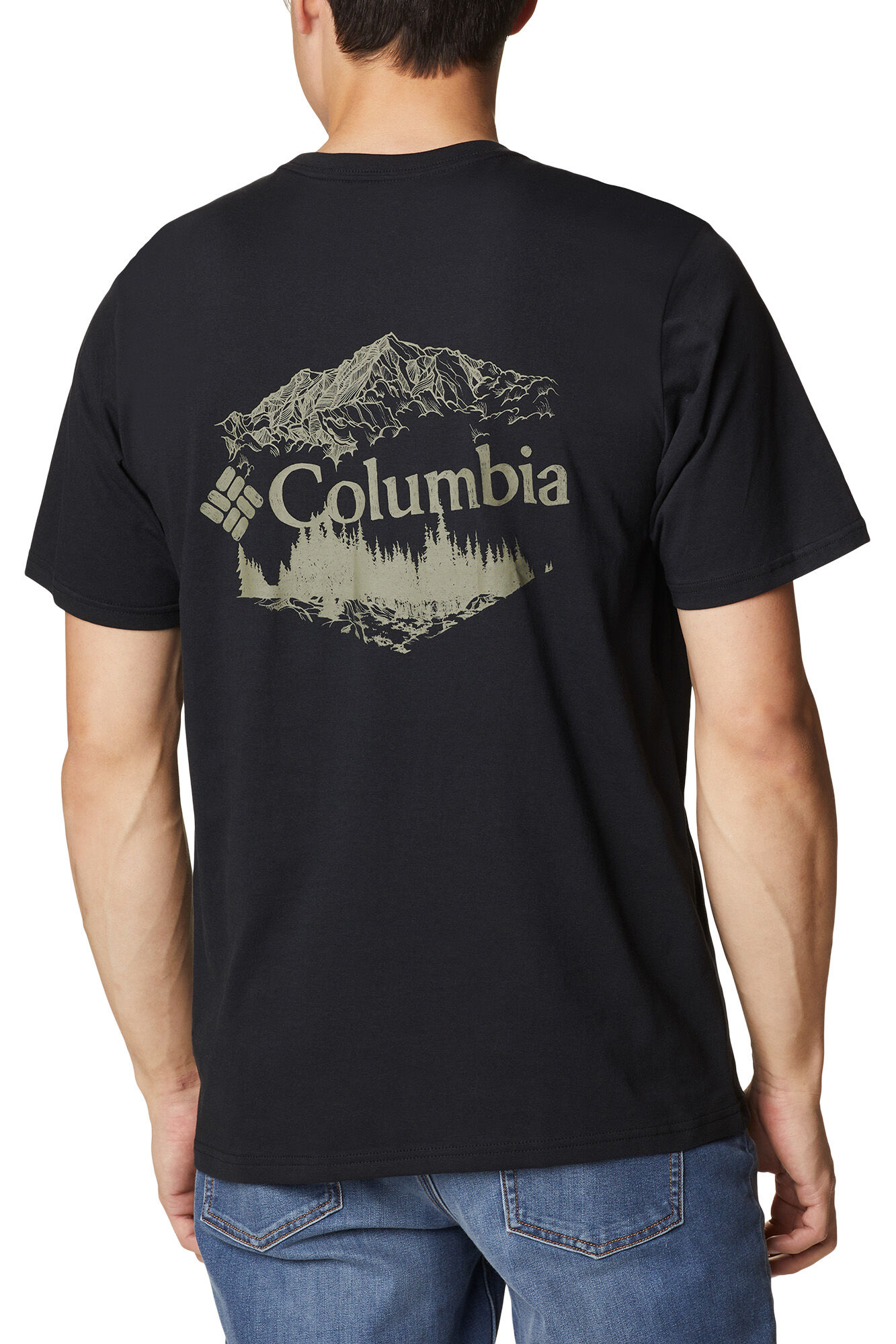 Camiseta de manga curta Columbia Rockaway River™ - Preta