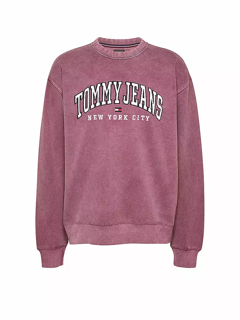 TOMMY JEANS Sweater dunkelrot