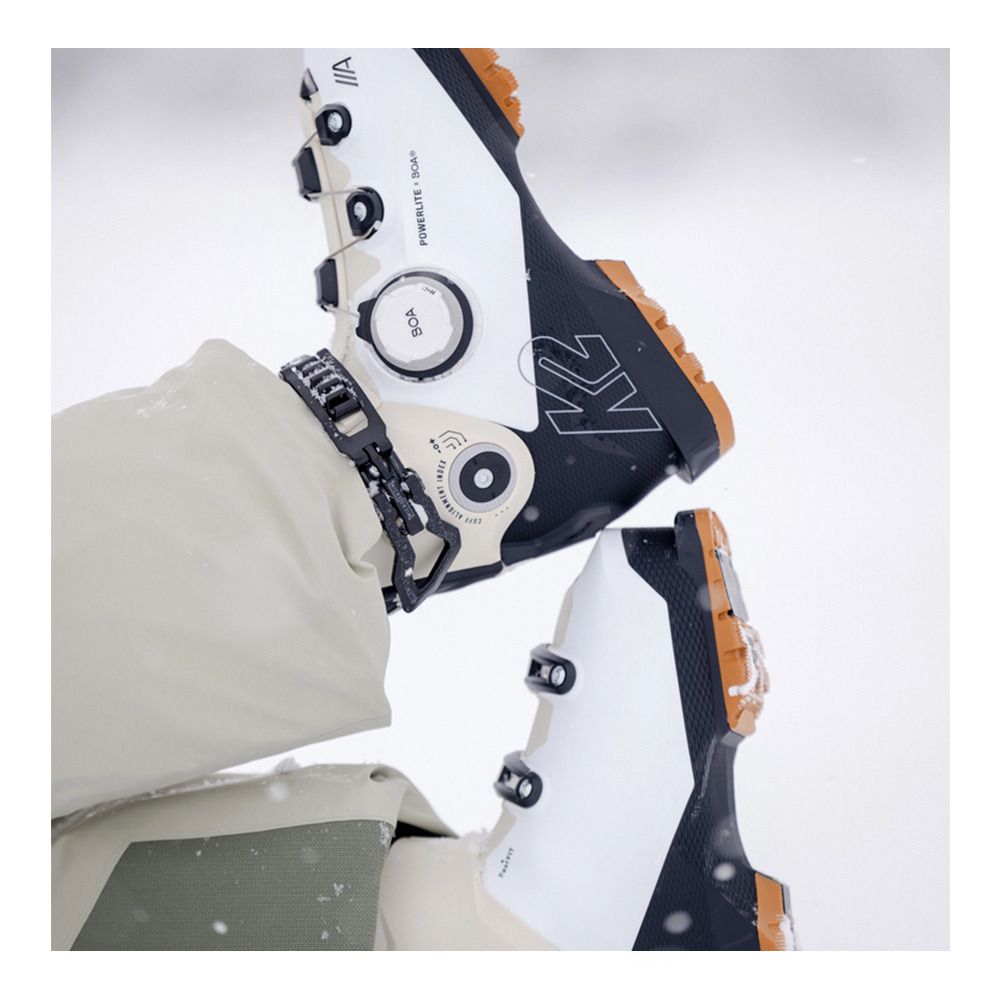 K2 ANTHEM 95 BOA - Chaussures ski Femme white/black/brown