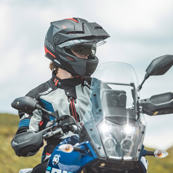 Schuberth - Casque E2 Defender Noir Mat / Rouge