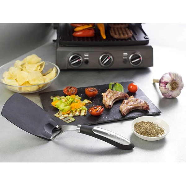 Grill électrique 2-en-1 Griddler GR47BE avec 2 éplucheurs et 1 spatule