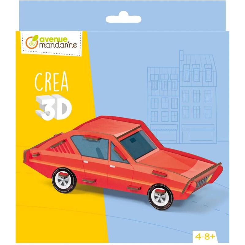 Crea 3D, Voiture - Bleu
