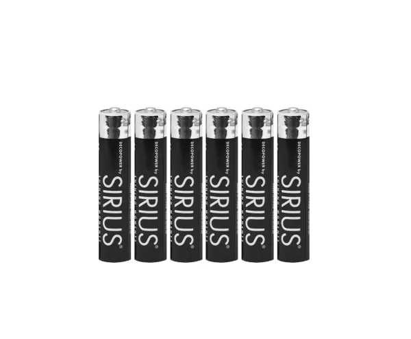 Sirius DecoPower AAAA batterier - 6 stk