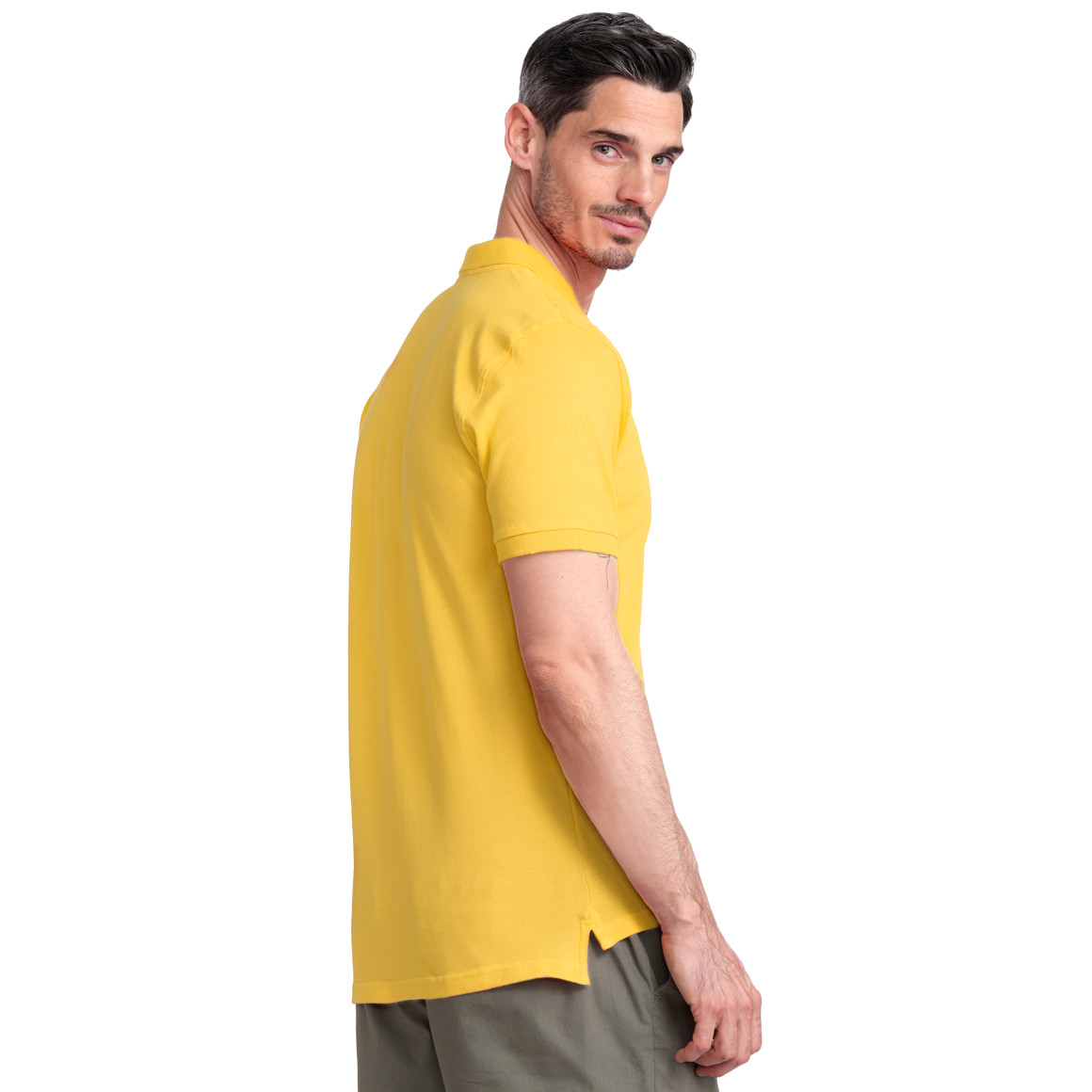 VanVaan Herren Poloshirt in Piqué-Qualität gelb