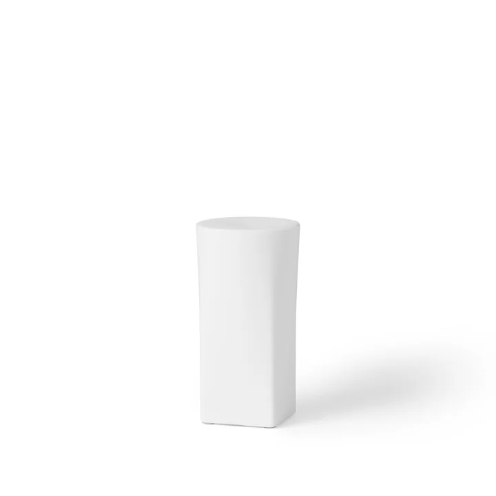 Audo - Ignus LED Lichtobjekt, H 15 cm, Porzellan weiss