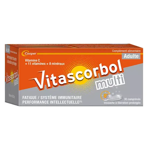 Vitascorbol Multi Adulto 30 comprimidos