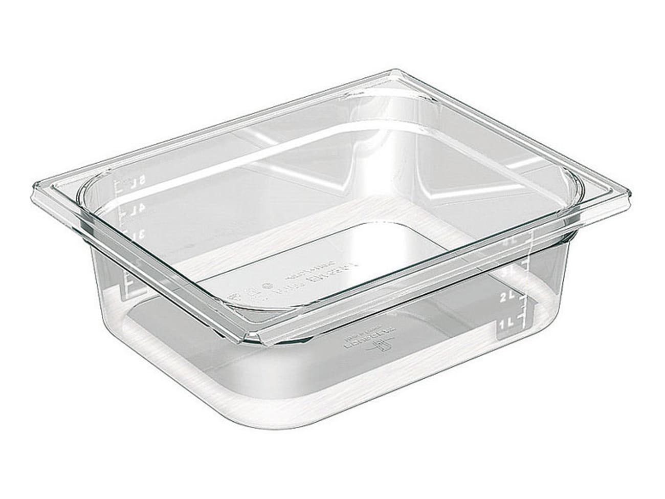 Bac gastronorme en copolyester - cristal plus GN 1/2 - Ht 20 cm - Matfer