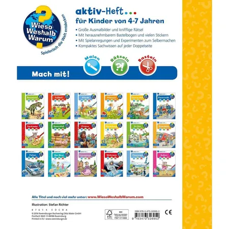 Ravensburger Wieso? Weshalb? Warum? aktiv-Heft - Tiere der Welt