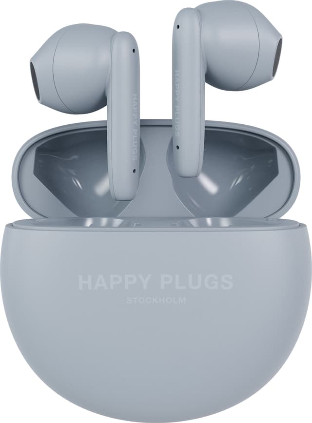 Happy Plugs Joy Lite helt trådløse in-ear høretelefoner (blå)