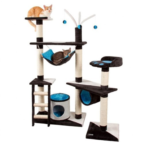Árvore para gatos Kerbl Creativ, cinza e branca