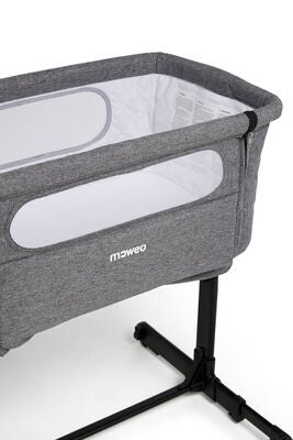 Moweo RIVER Mini Bedside Crib, Mørkegrå