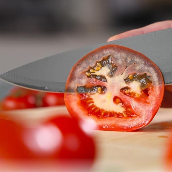 Masterchef-knivsæt med 5 knive i en knivblok