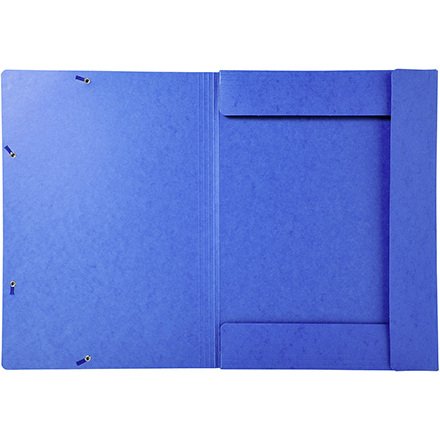Chemise à élastique 3 rabats carte Exacompta 32 x 44 cm dos 2,5 cm assorties - Format A3