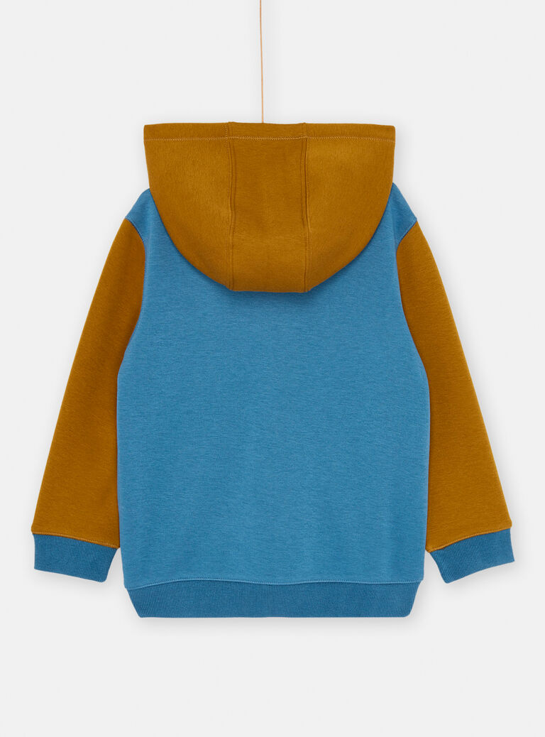 Gilet bleu de France et kaki pour garçon