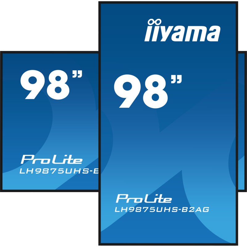 iiyama LH9875UHS-B2AG Écran d'affichage dynamique Écran plat de signalisation numérique 2,48 m (97.5