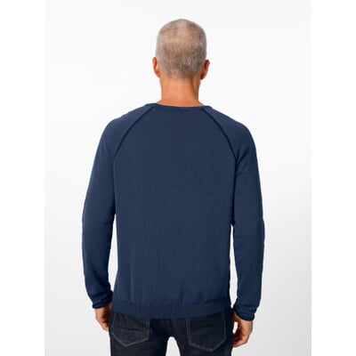 Herren-Raglanpullover, Dunkelblau
