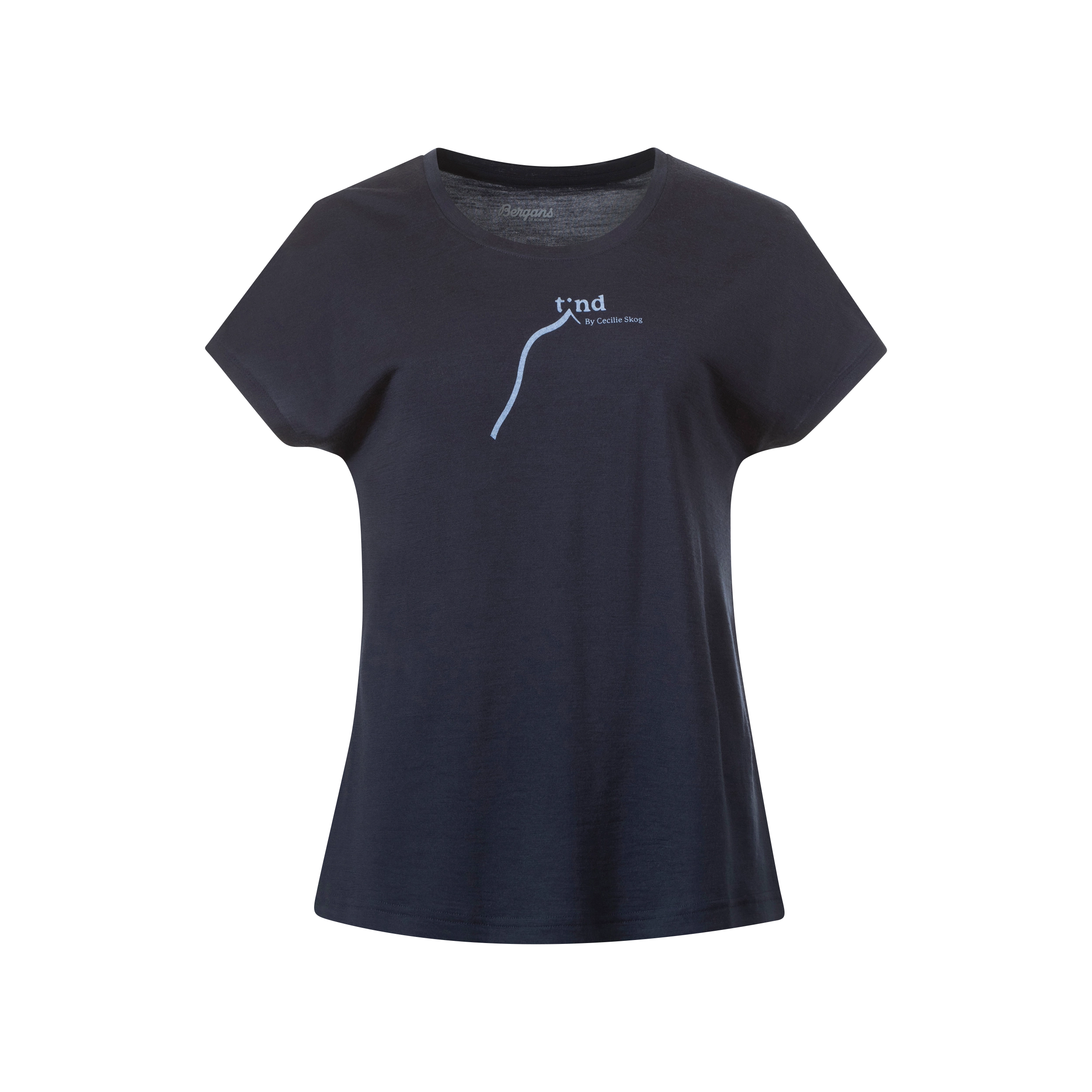 Tind Altitude Merino Tee Women Navy Blue