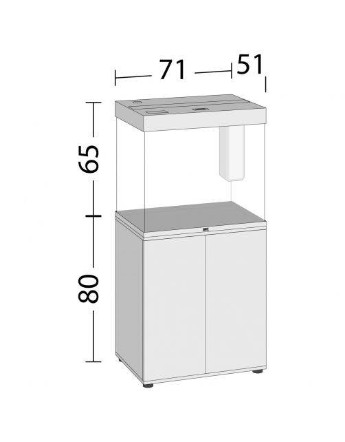 Juwel Aquarium Lido 200 Led 71x51x65 cm - Aquaria