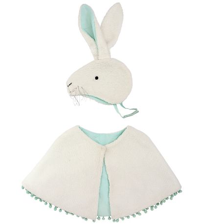 Meri Meri Kostüm - Hut und kurzer Umhang - Sherpa Bunny Cape