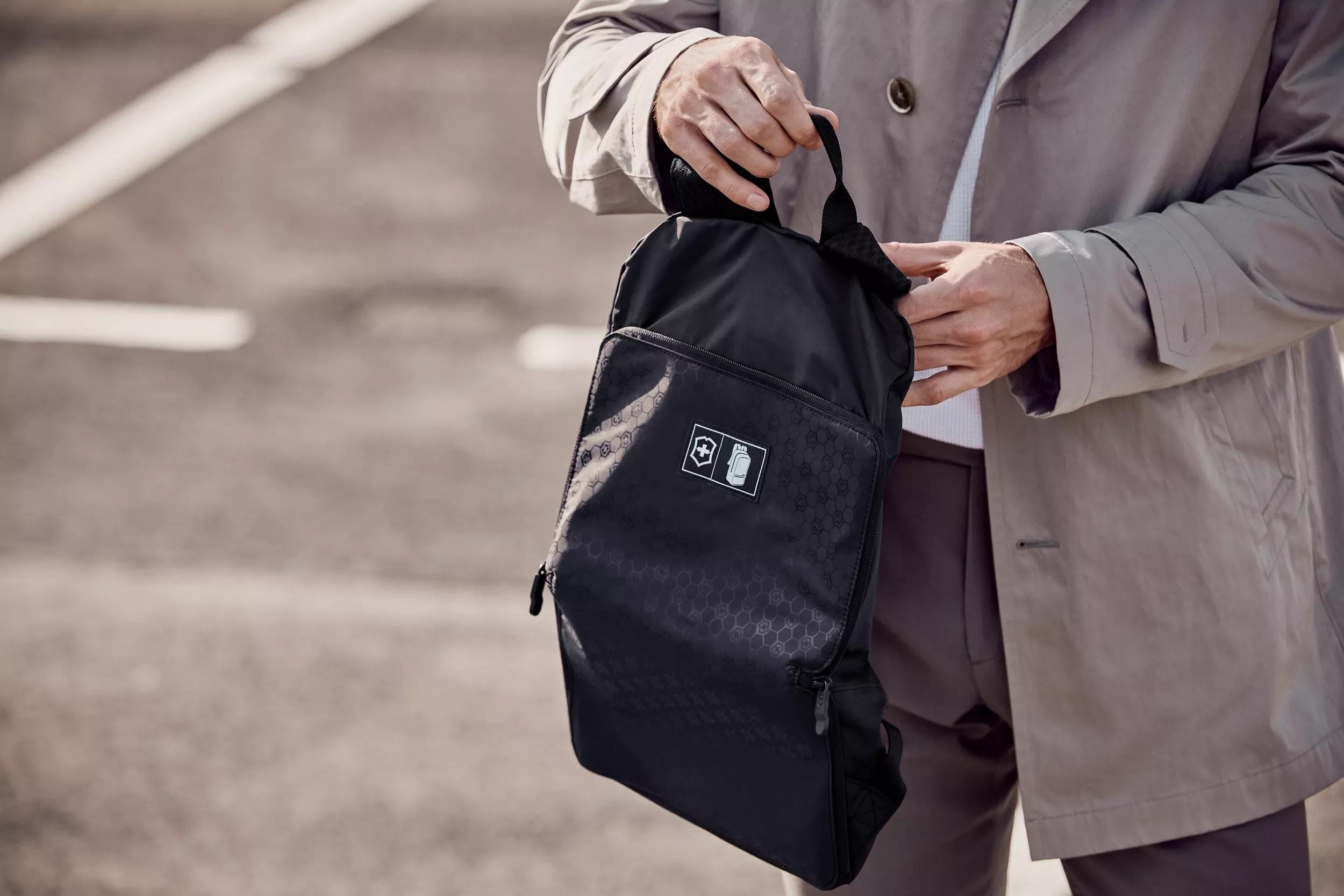 Faltbarer Rucksack-schwarz