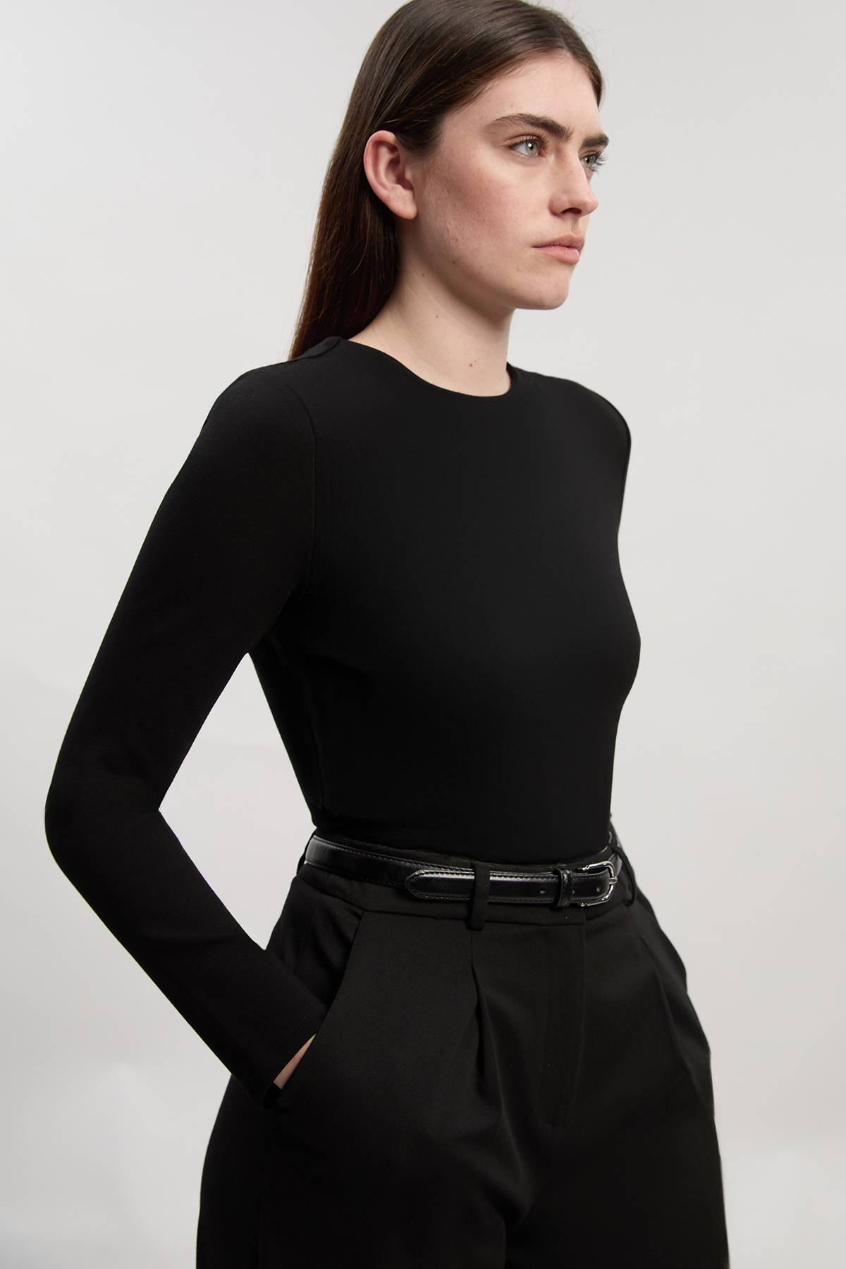 KarenMillen Body en Ponte avec Détail Boucle au Dos