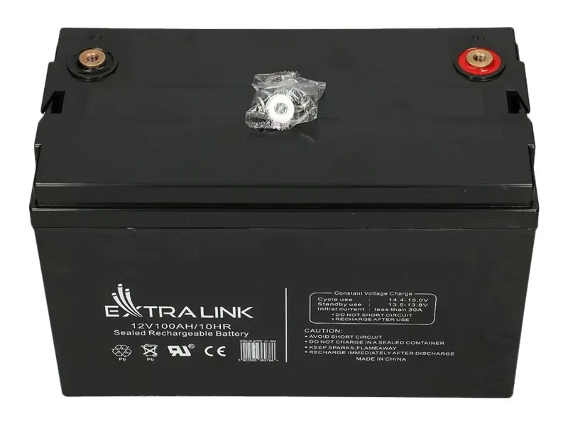 Extralink - UPS-batteri - Blysyre - 100 Ah - sort