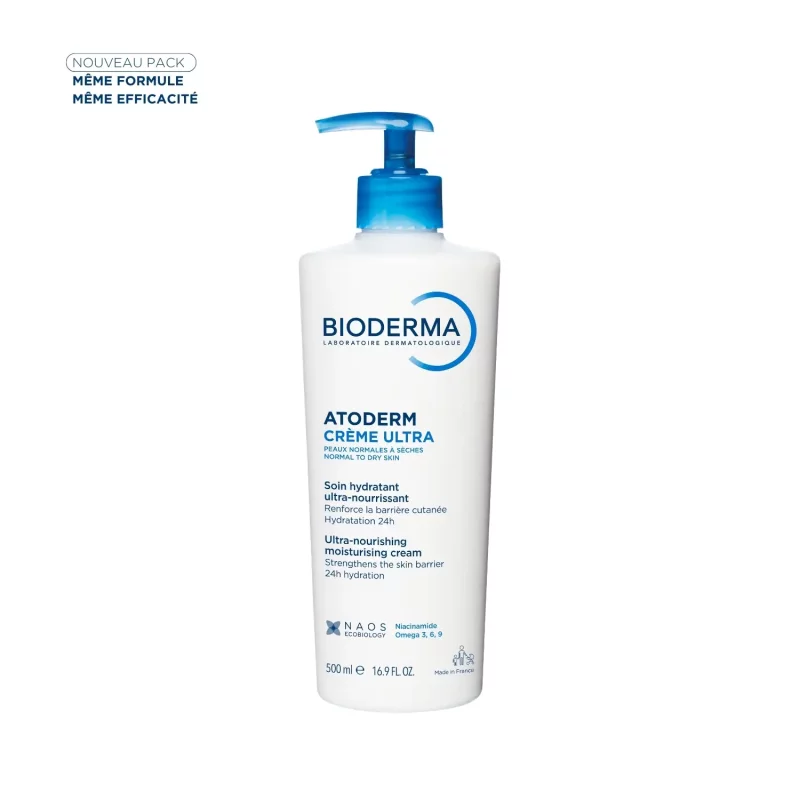 Atoderm Crème Ultra Crème Hydratante Ultra-Nourrissante - 500ml