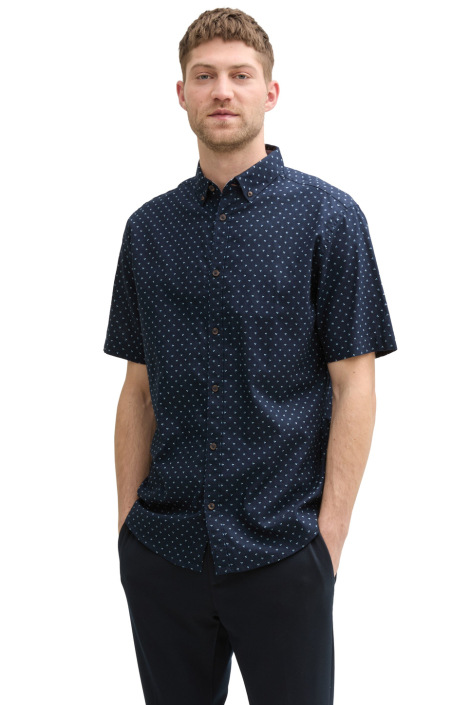Tom Tailor blauwe heren overhemd