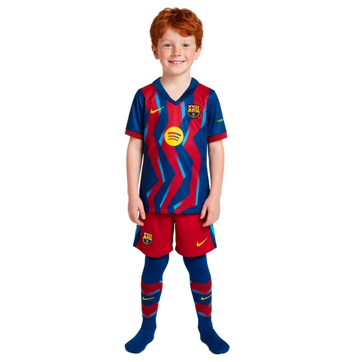 Conjunto Nike FC Barcelona Quarto Equipamento 2025-2026 Criança