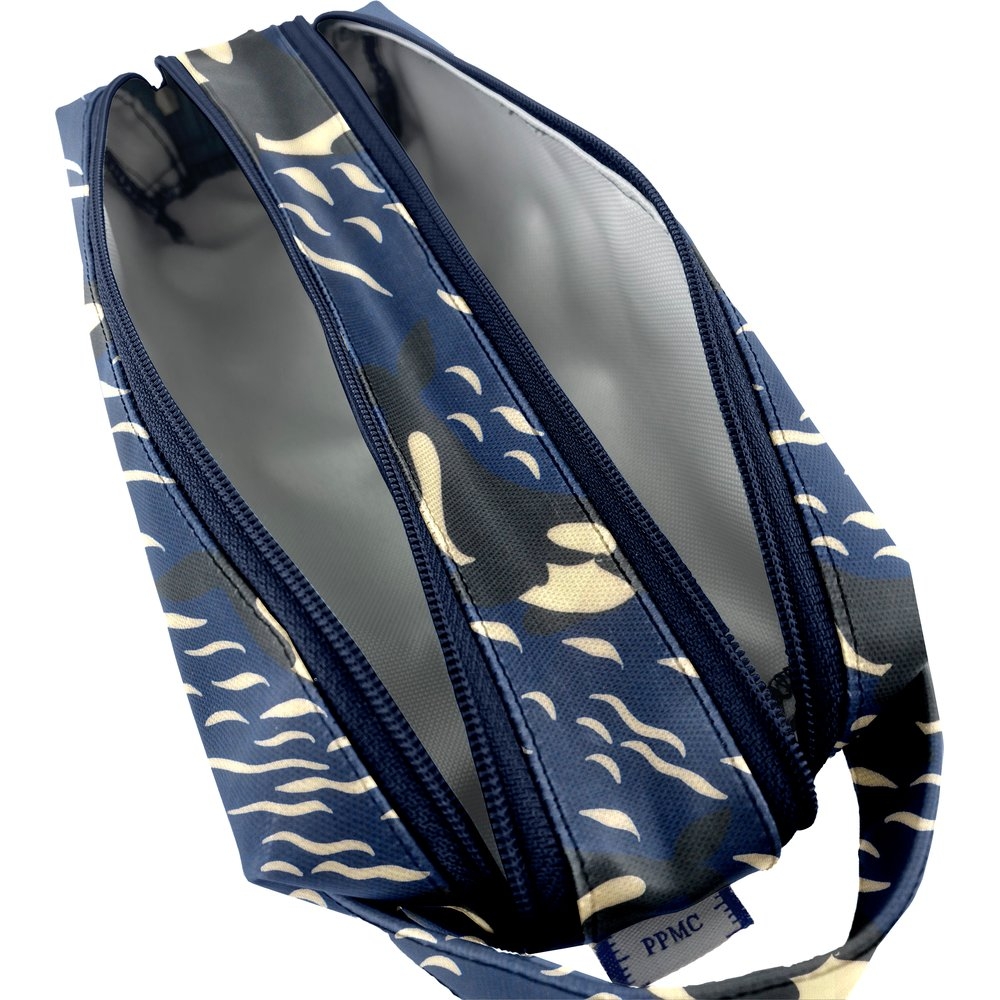 Trousse Double Compartiment Orque Bleue