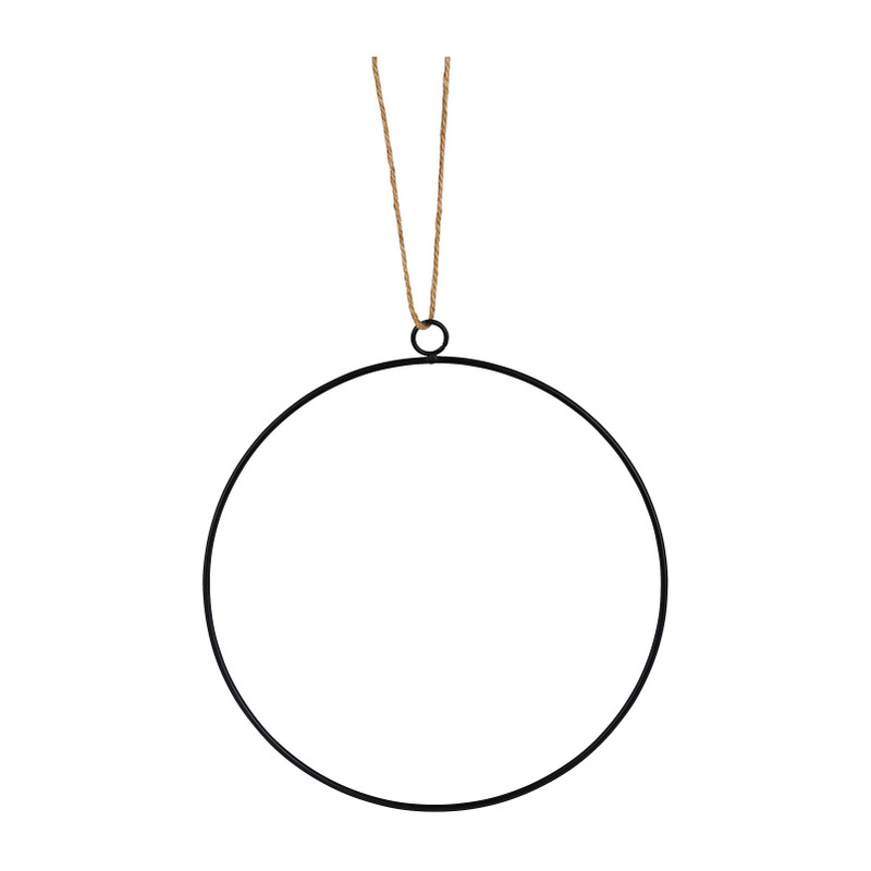 Deco ring metaal - ø25 cm