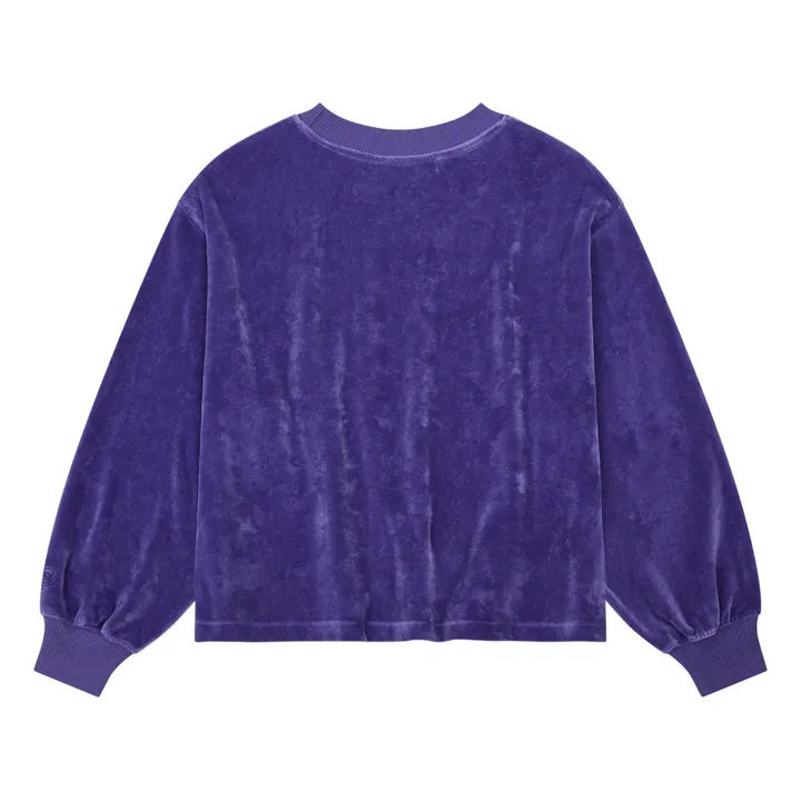 SMALLABLE BASICS Sweat Velours Femme Coton Bio | Bleu indigo