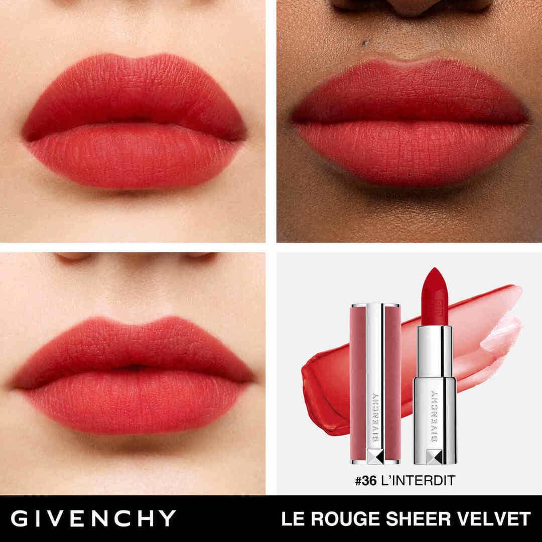 GIVENCHY LÁBIOS Le Rouge Sheer Velvet