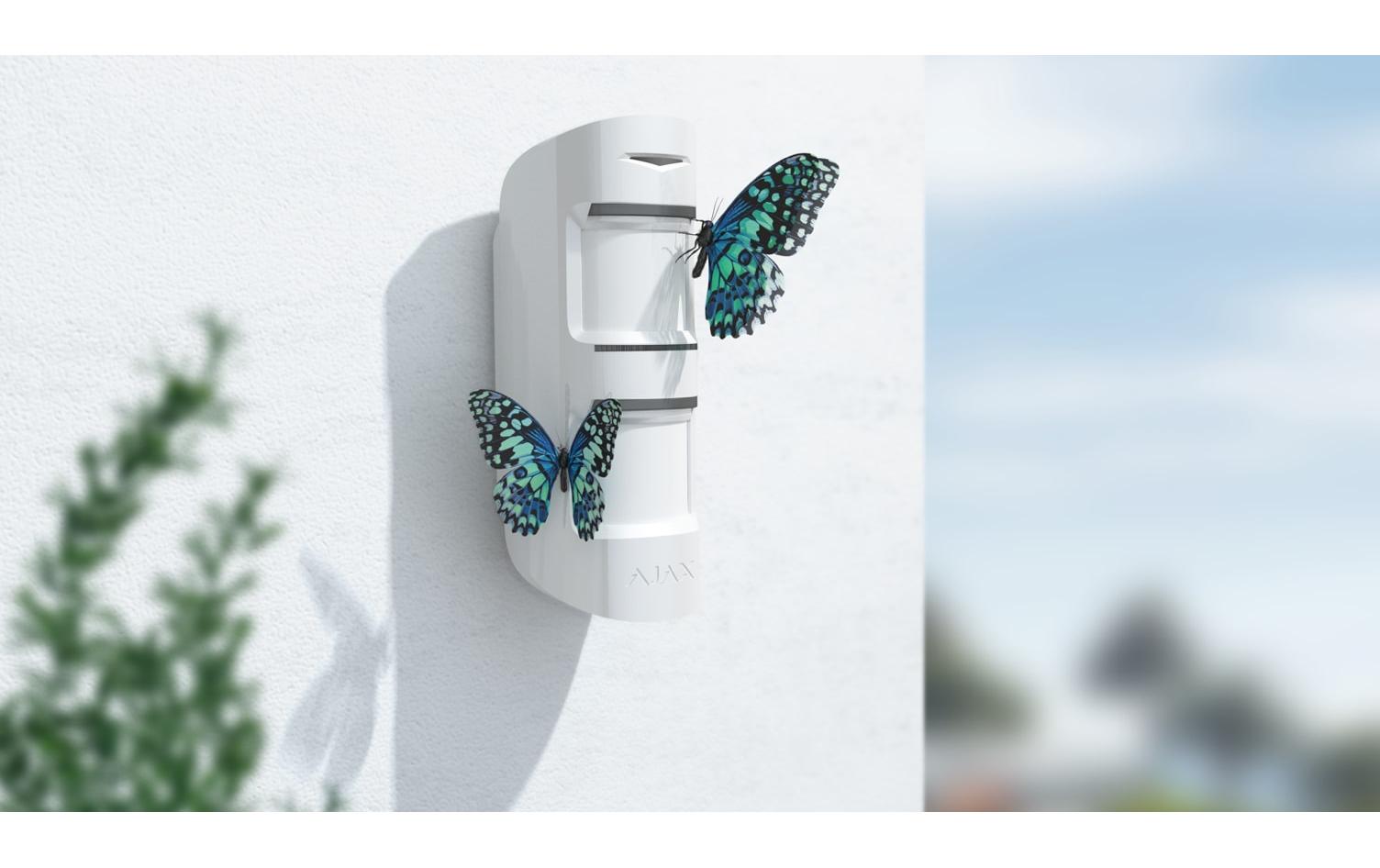 Baseline MotionProtect Outdoor Jeweller 2x PIR, Weiss<br>Aussenbewegungsmelder mit fortschrittlichem Anti-Masking und Tierimmunität