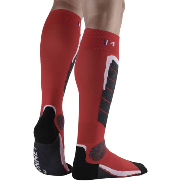 Chaussette de ski MONNET MI-BAS ACCESS ROUGE