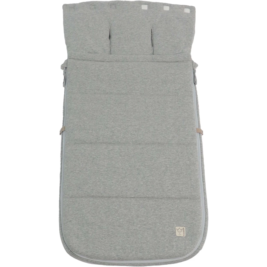 KAISER Ganzjahresfußsack TIFFY JERSEY light grey