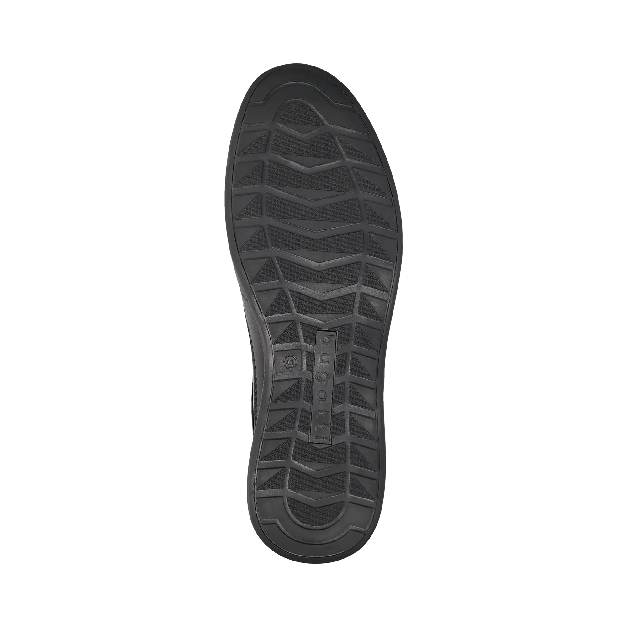 Leder Sneaker schwarz