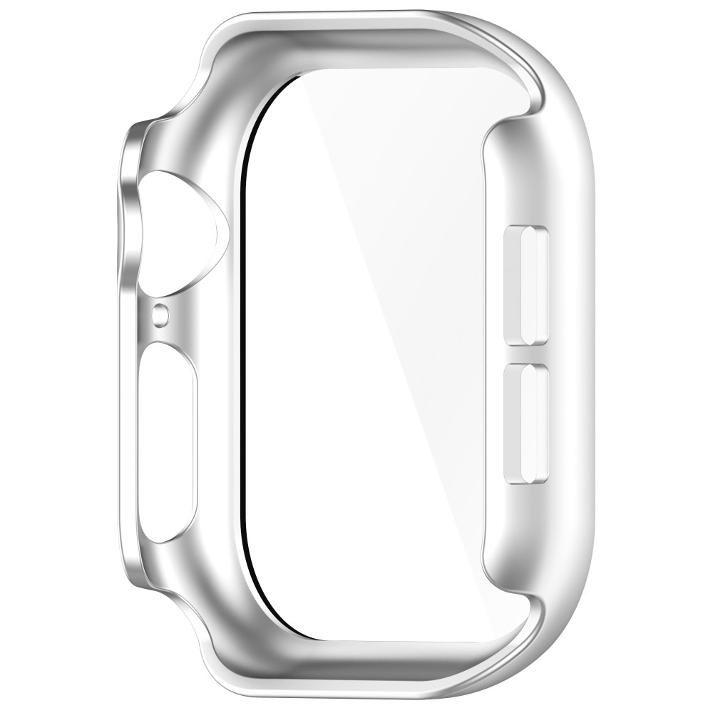 Apple Watch Series 11 / Series 10 (42 mm) Hardcase Bumper   Display Schutzfolie - Silber