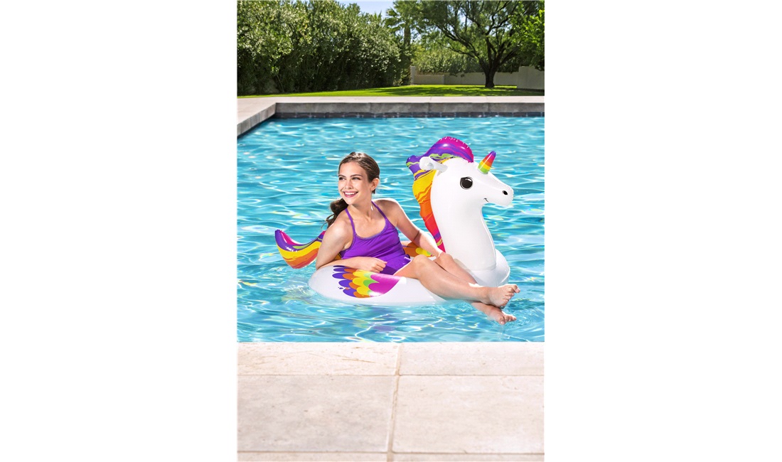 Unicorn badering oppustelig 110x80x71 cm