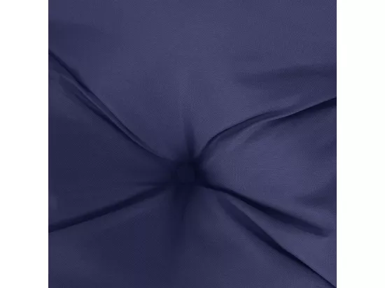 Coussins de chaise lot de 6 bleu marine 50x50x7 cm tissu oxford