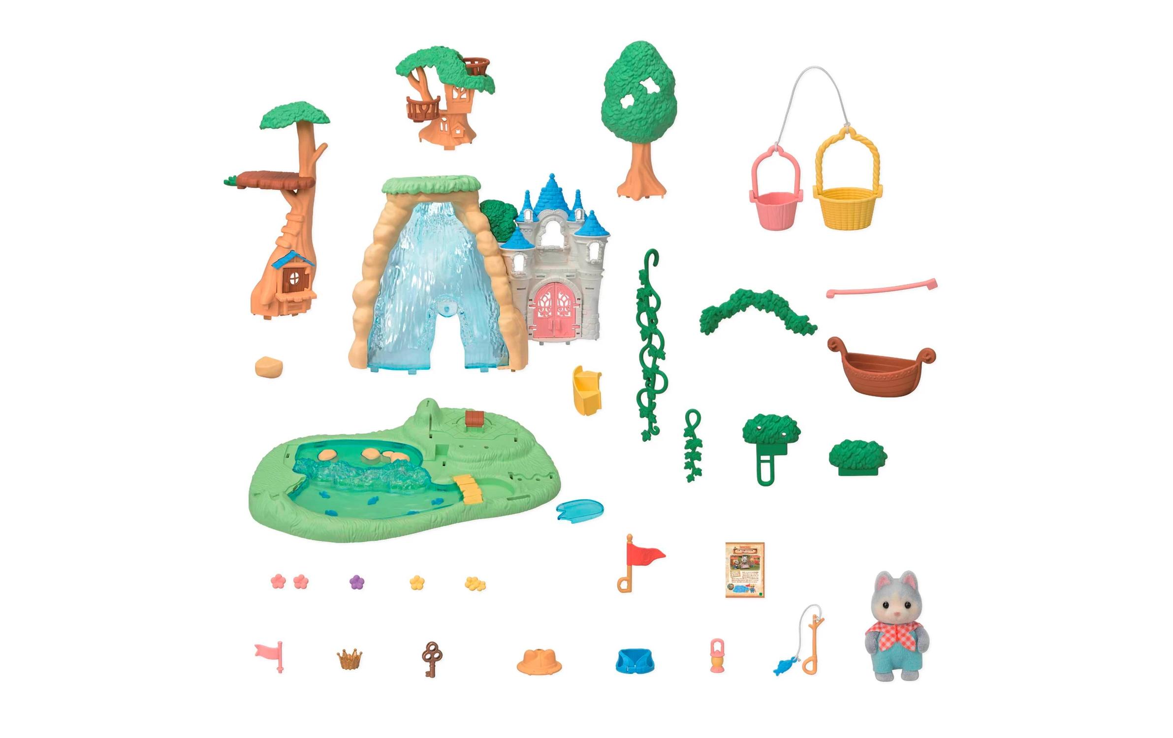 Abenteuerspielplatz WasserfallSpielset mit Figuren