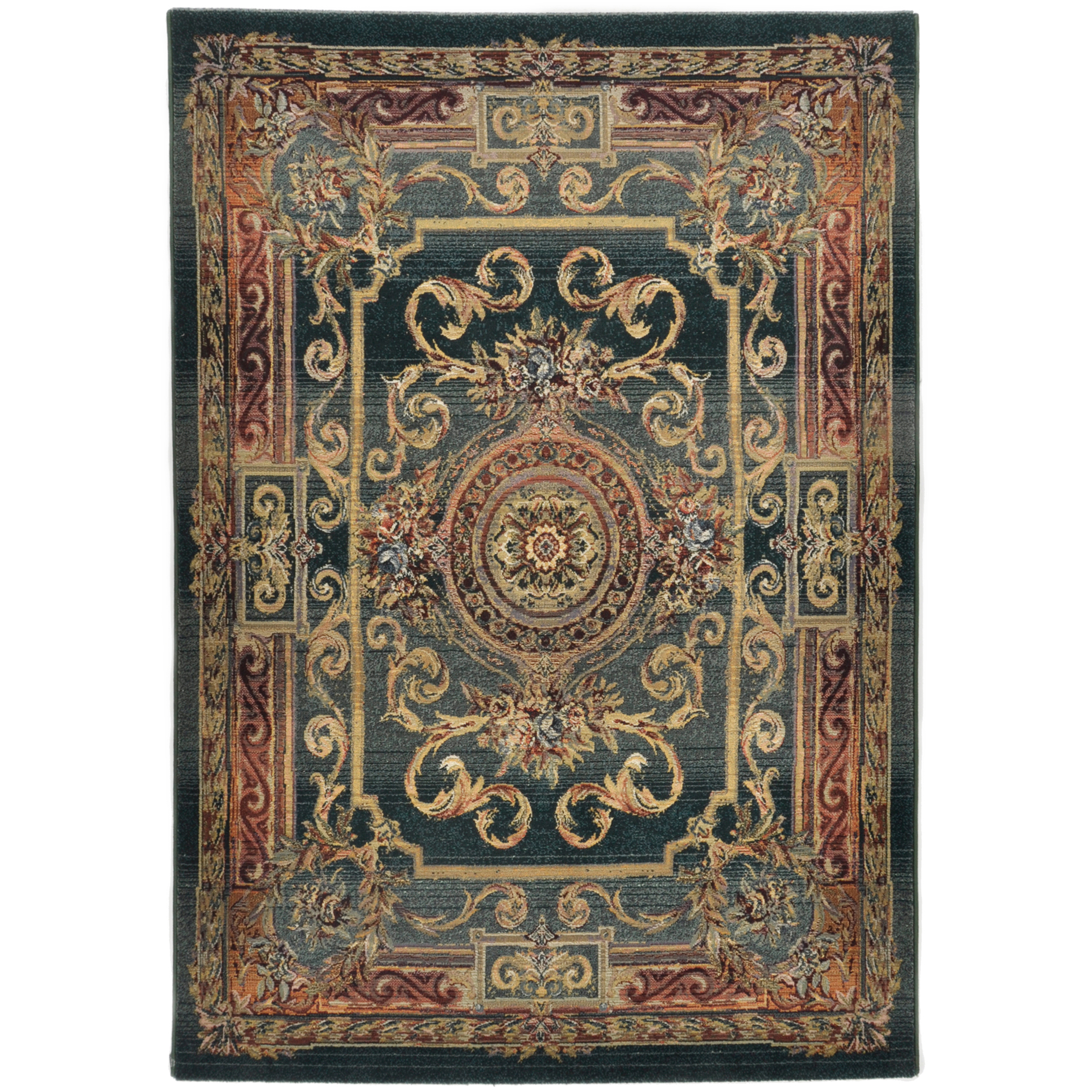 Orient-Teppich GABIRO - grün - 40x60 cm