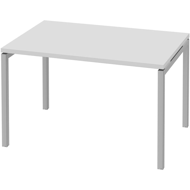 Schreibtisch LINUS I-Bein, 120 x 80 cm, grau